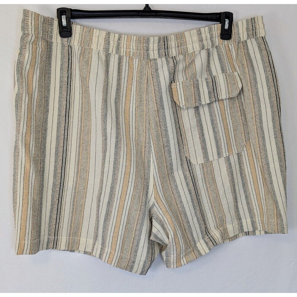 Lucky Brand Men’s Pull On Shorts 4XL Elastic Waist Drawstring Cotton NWT - Picture 2 of 9